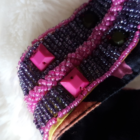 Uttam London Women’s Floral Empire Waist Dress w beaded details | EUC | Wedding - Picture 16 of 17